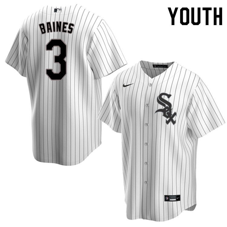Nike Youth #3 Harold Baines Chicago White Sox Baseball Jerseys Sale-Pinstripe